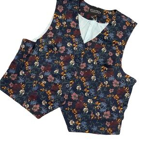 Wildfang Multicolor Floral Vest size L